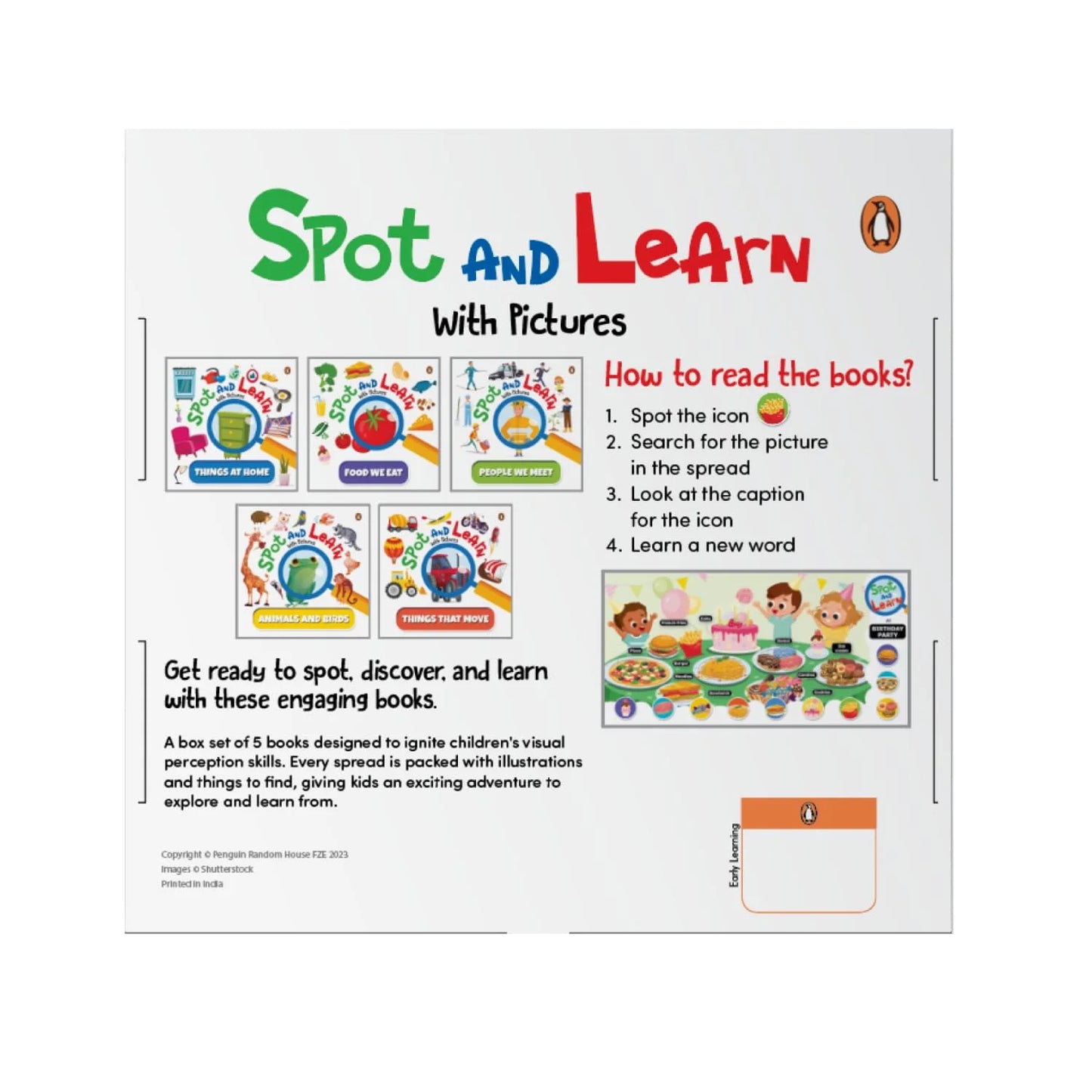 Spot and Learn with Pictures Box Set for kids (Age 0-3 Years) – Bright ...